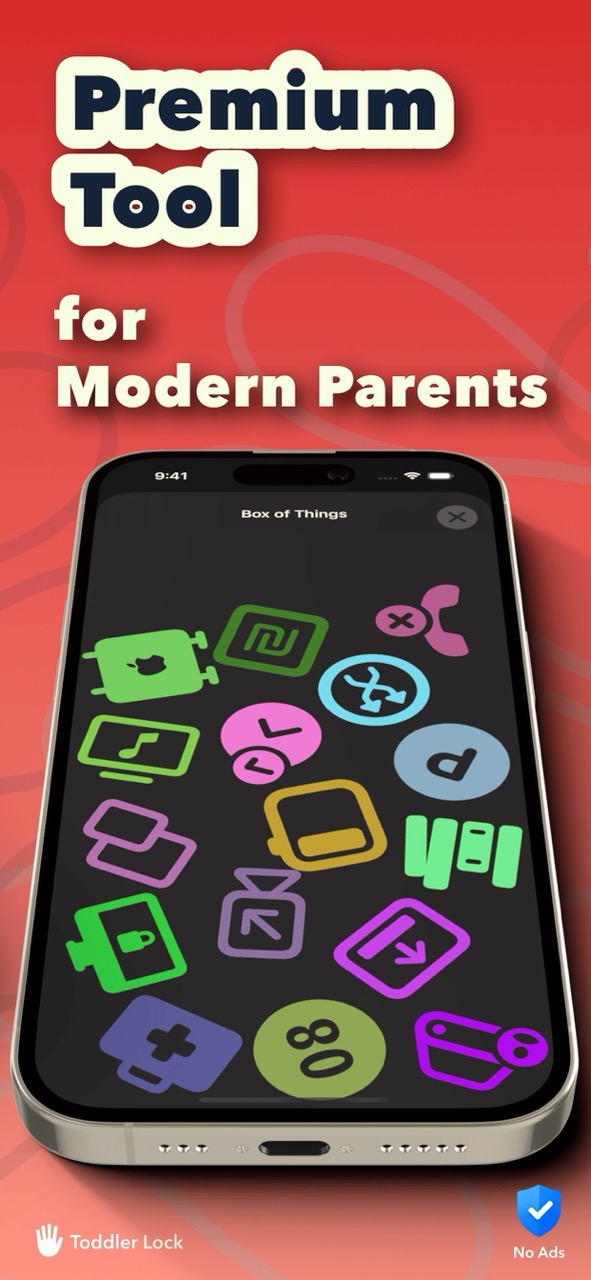 ToddlerLock playful locked screen preview
